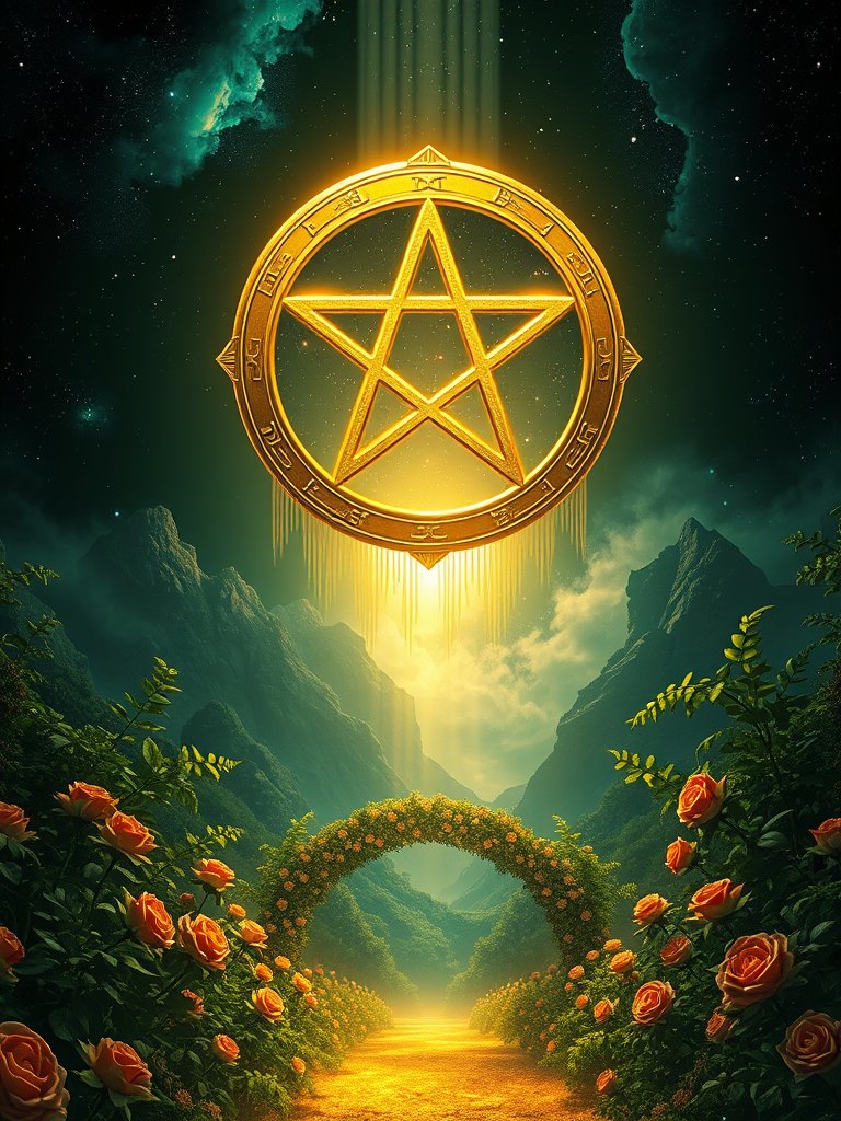 Ace of Pentacles tarot card