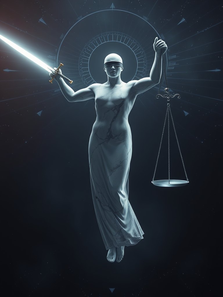 Justice tarot card