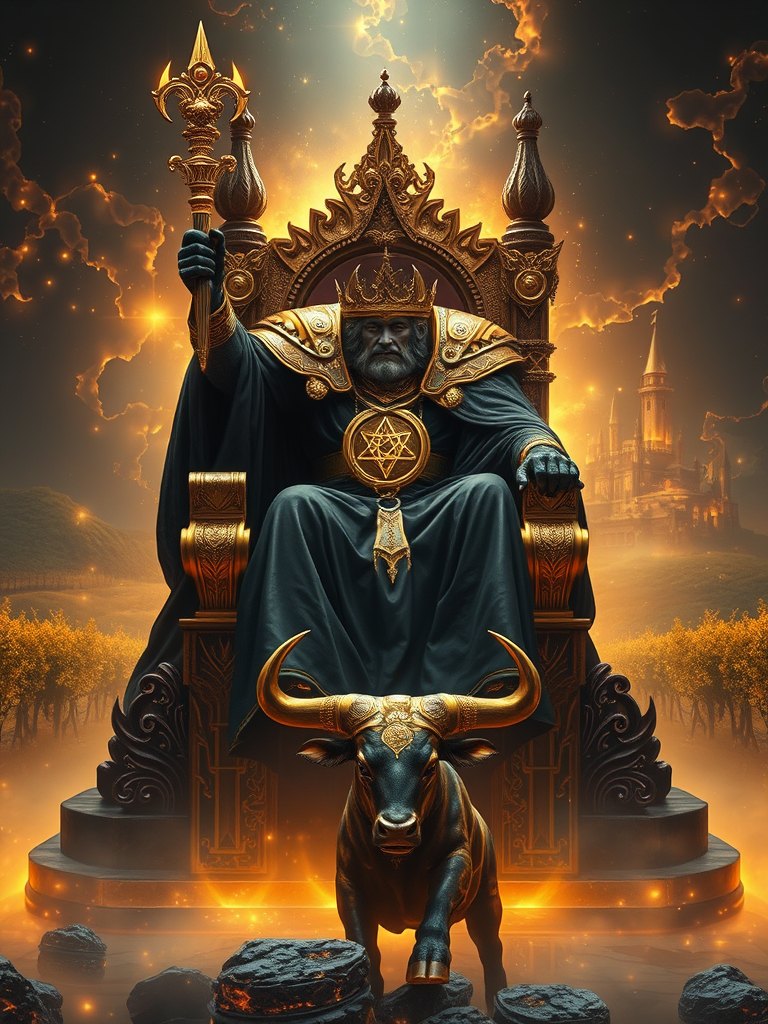 King of Pentacles tarot card