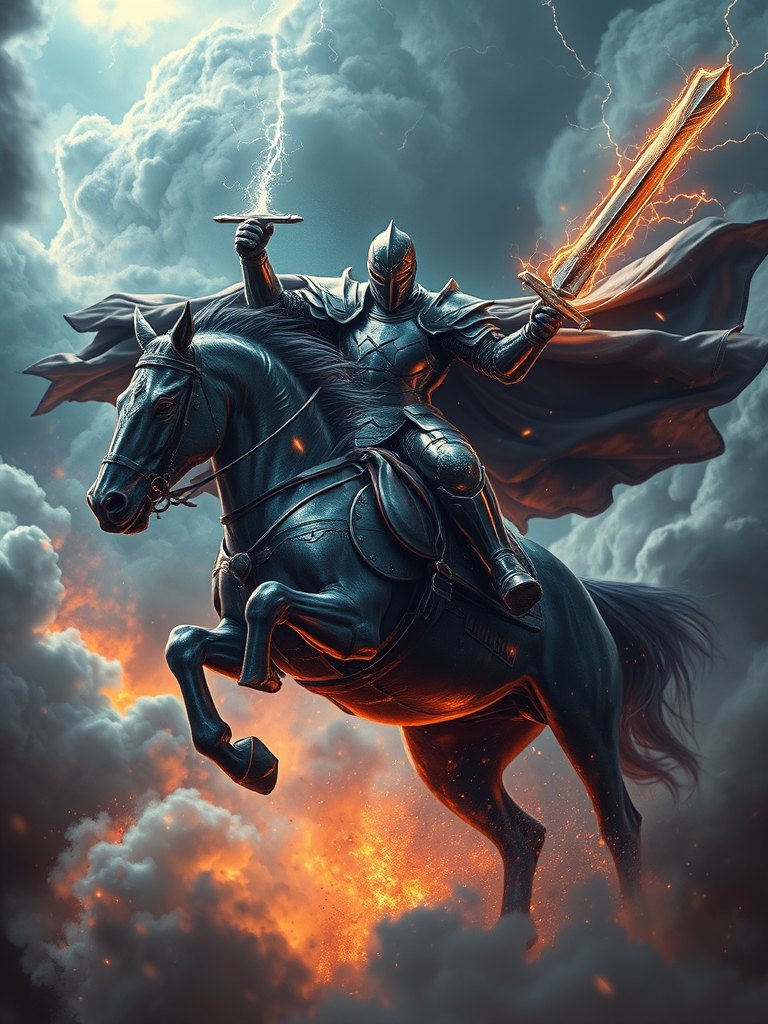 Knight of Swords tarot card