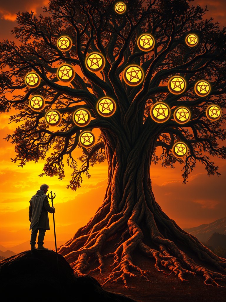 Seven of Pentacles tarot card