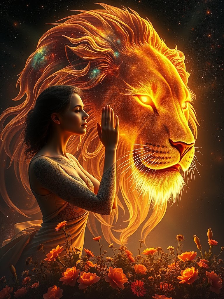 Strength tarot card