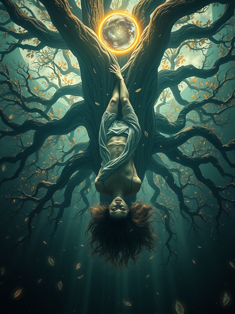 The Hanged Man tarot card